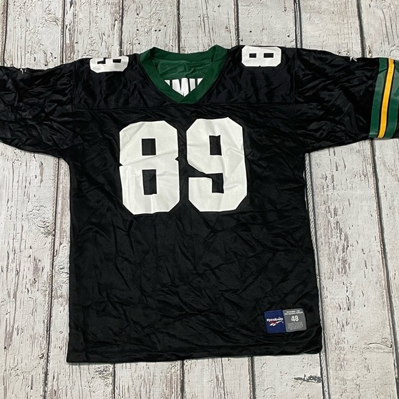Vintage Mark Chmura Green Bay Packers Reebok Reversible Football Sports Jersey - Picture 3 of 12